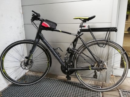 bicycle seat post rack