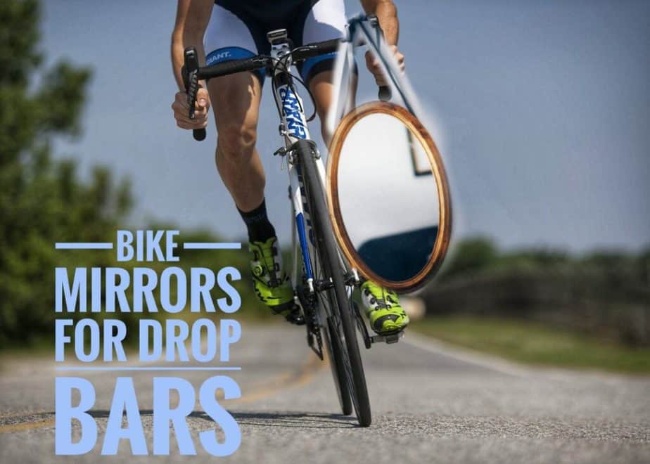 Green Sprintech Road Drop Bar Rearview Bike Mirror Pair Dropbar Safety Bicycle Mirror 