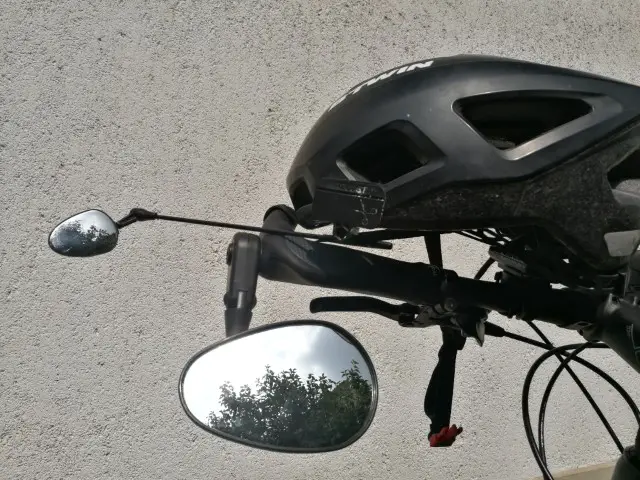 bike helmet rear view mirror