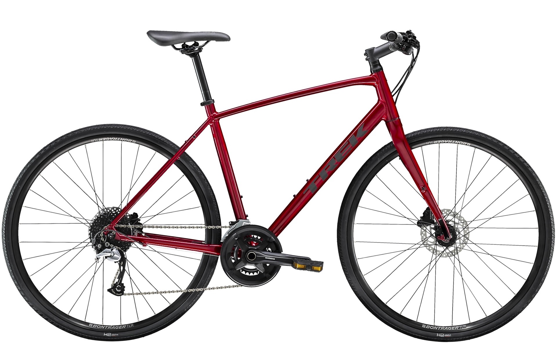 trek fx 3 vs road bike