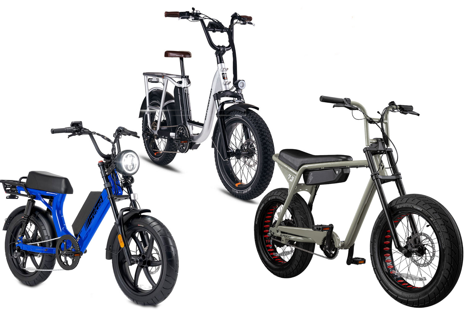 RadRunner Plus vs Juiced Scorpion vs Super73Zx Bike Commuter Hero