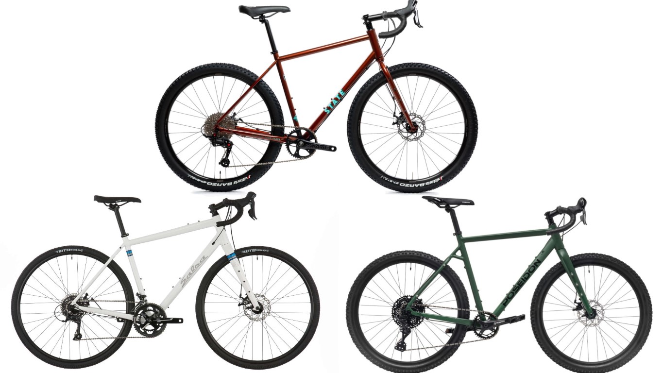 Poseidon Redwood vs. Salsa Journeyman vs. State All Road - Bike ...