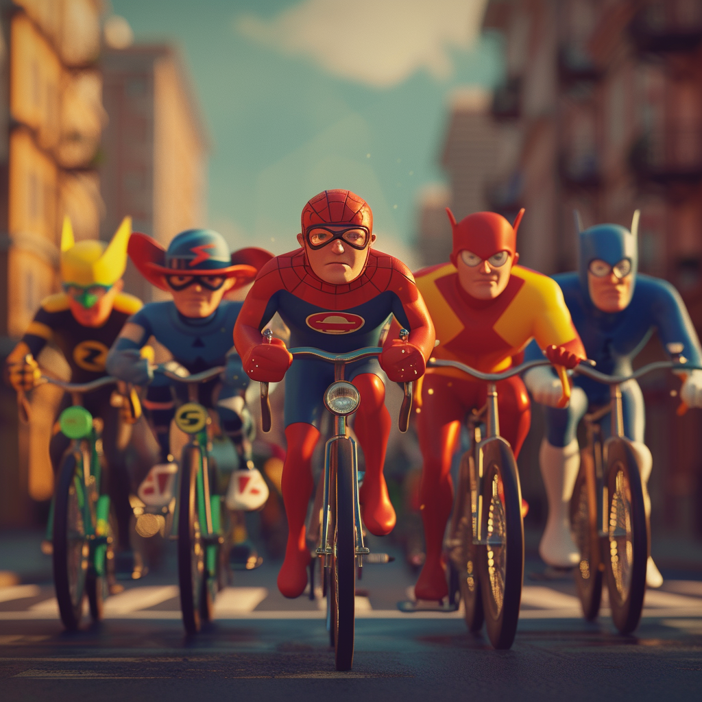 What Bicycles Would Superheroes Ride?